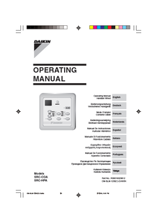 Simplified wired remote controller SRC_OM-SLM-12081-Daikin_Operation manuals_English download